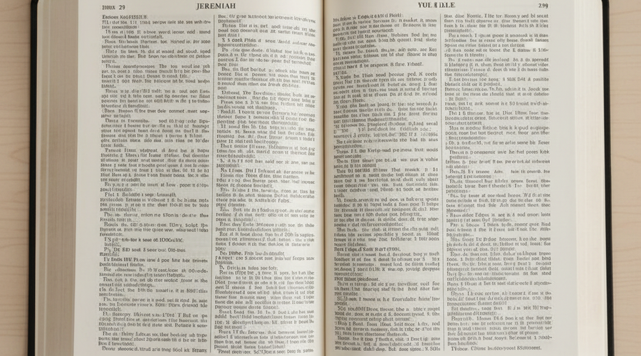 Open Bible showing Jeremiah 29:11 — For I know the plans I have for you, declares the Lord